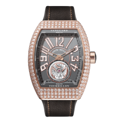 V 41 T D (TT) 5N GR GR | Franck Muller Vanguard Tourbillon Diamonds 41 x 49.95 mm watch | Buy Now