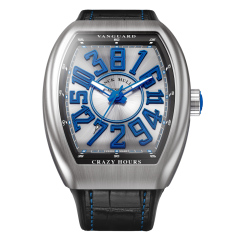 V 45 CH BR (BL) OG LGR BLK | Franck Muller Vanguard Crazy Hours 44 x 53.7 mm watch | Buy Now