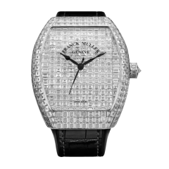 Franck Muller Vanguard Diamonds 44 x 53.7 mm V 45 SC INV C INV (NR) OG DM BLK