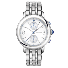 WA021301 | Boucheron Epure Chronograph Steel Gadroon Dial Watch