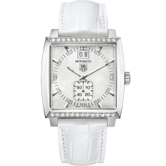 WAW1313.FC6247 | TAG Heuer Monaco Diamonds Quartz 37 mm watch | Buy Now