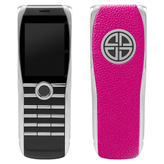 X7221-012-01 | XOR Titanium X2 Pink  Calf Leather phone. Buy Online
