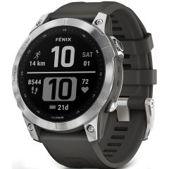 Garmin Fenix 7 Standard Edition Silver with Graphite Band 47 mm 010-02540-01