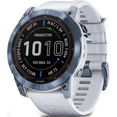 Garmin Fenix 7 Sapphire Solar Edition Mineral Blue DLC Titanium 47 mm 010-02540-25