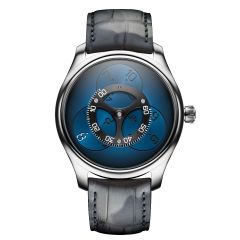 H. Moser & Cie Endeavour Flying Hours Funky Blue Fume 1806-0200