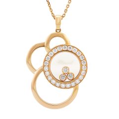 Chopard Happy Dreams Rose Gold Diamond Pendant 799769-5002