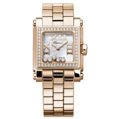 275349-5004 | Chopard Happy Sport Square 27 x 27 mm watch. Buy Online