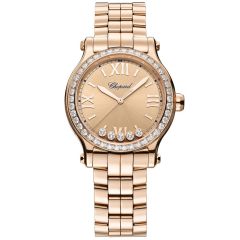 Chopard Happy Sport Rose Gold Diamonds Automatic 33 mm 275378-5009