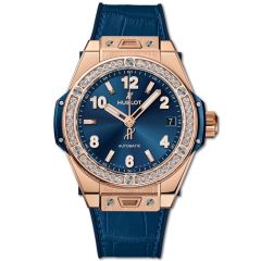 Hublot Big Bang One Click King Gold Blue Diamonds 39 mm 465.OX.7180.LR.1204