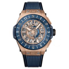 Hublot Big Bang Unico GMT King Gold Blue Ceramic 45 mm 471.OL.7128.RX