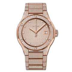 Hublot Classic Fusion King Gold Full Pave 45mm 510.OX.9000.OX.3704