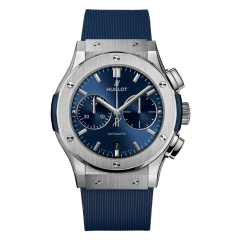 Hublot Classic Fusion Chronograph Titanium Blue 45mm 521.NX.7170.RX