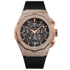 Hublot Aerofusion Chronograph Orlinski King Gold Pave 45 mm 525.OX.0180.RX.1704.ORL19