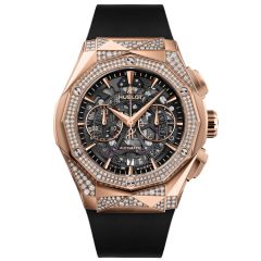 Hublot Aerofusion Chronograph Orlinski King Gold Alternative Pave 45 mm 525.OX.0180.RX.1804.ORL19