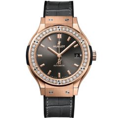 Hublot Classic Fusion Racing Grey King Gold Diamonds 38 mm 565.OX.7081.LR.1204