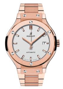 568.OX.2610.OX | Hublot Classic Fusion King Gold Opalin Bracelet 38 mm watch. Buy Online