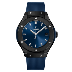 Hublot Classic Fusion Ceramic Blue Quartz 33 mm 581.CM.7170.RX