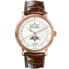 Blancpain Villeret Complete Calendar Moonphase 38 mm 6263-3642A-55B