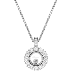 79A609-1001 | Buy Online Chopard Happy Diamonds Icons Joaillerie White Gold Diamond Pendant