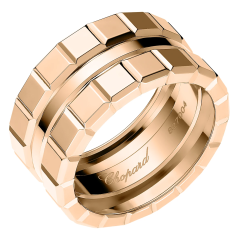 Chopard Ice Cube Rose Gold Ring Size 56 827004-5013