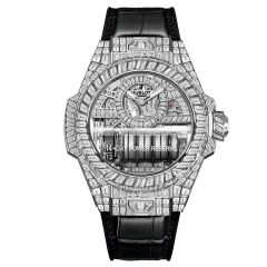 Hublot Big Bang MP-11 14 Day Power Reserve White Gold High Jewelry 45 mm 911.WX.9010.LR.9904