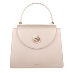 95000-0813 | Chopard Happy Lady Bag Nude Caviare Printed Calfskin Leather