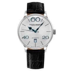 AS.LA02-1 | Alexander Shorokhoff Sixtythree Silver Limited Edition 40mm watch. Buy Online