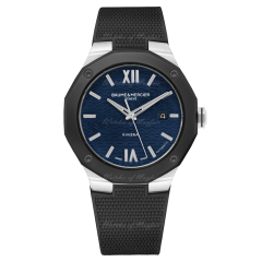 10768 | Baume & Mercier Riviera Steel-ADLC Automatic 42 mm watch. Buy Online