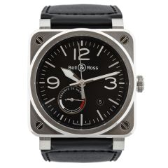 Bell & Ross BR 03-97 Reserve De Marche 42 mm BR0397-BL-SI/SCA