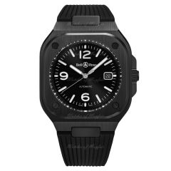 BR05A-BL-CE/SRB | Bell & Ross BR 05 Black Ceramic Automatic 41 mm watch. Buy Online