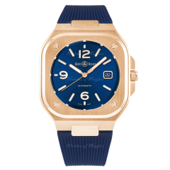 Bell & Ross BR 05 Blue Gold 40 mm BR05A-BLU-PG/SRB