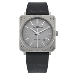 BRS92-GR-ST/SRB | Bell & Ross Br S-92 Mat Grey 39 mm watch. Buy Now