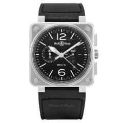 Bell & Ross BR 03-94 Steel 42 mm BR0394-BL-SI/SCA