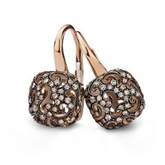 20O55RBRDBR | Buy Online BIGLI Mini Sweety Rose Gold Diamond Earrings