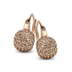 23O54RBRDIA | Buy BIGLI Mini Sweety Rose Gold Brown Diamond Earrings