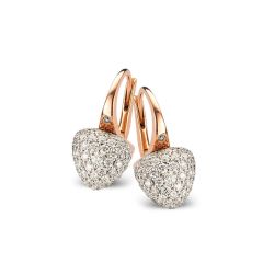 BIGLI Mini Sweety White and Rose Gold Diamond Earrings 23O55RWDIA