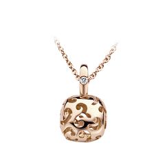 20H38R/45 | Buy Online BIGLI Mini Sweety Rose Gold Diamond Pendant