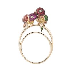 Boucheron Animaux de Collection Pink Gold Sapphire Diamond Ring JRG02194