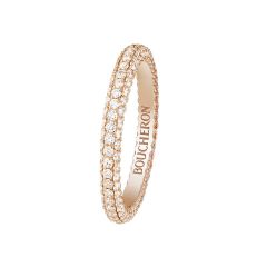 Boucheron Epure Pink Gold Diamond Ring JAL01176