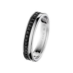 Boucheron Quatre White Gold and Black PVD Ring JAL00206