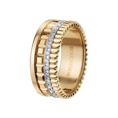 Boucheron Quatre Yellow Gold Diamond Ring JRG02487