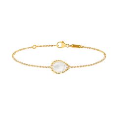 Boucheron Serpent Boheme Yellow Gold Pearl Bracelet JBT00617