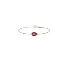 Boucheron Serpent Boheme Pink Gold Rhodolite Bracelet JBT00669