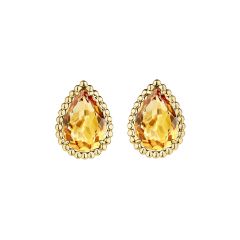 Boucheron Serpent Bohème Couleur Yellow Gold Citrine Earrings JCO01283