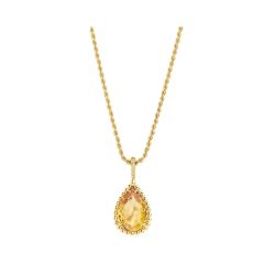 Boucheron Serpent Bohème Couleur Yellow Gold Citrine Pendant JPN00585