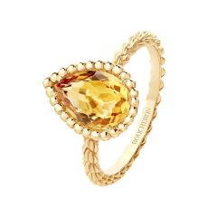 Boucheron Serpent Bohème Couleur Yellow Gold Citrine Ring JRG02702