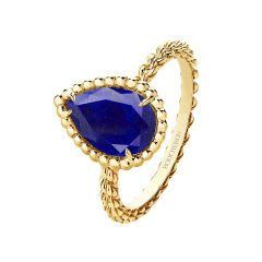 Boucheron Serpent Boheme Couleur Yellow Gold Lapis Lazuli Ring JRG02743