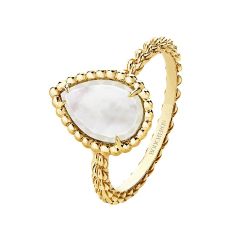 Boucheron Serpent Bohème Couleur Yellow Gold Pearl Ring JRG02705