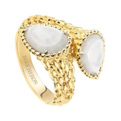 Boucheron Serpent Bohème Couleur Yellow Gold Pearl Ring JRG02798