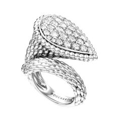 Boucheron Serpent Bohème Diamants White Gold Diamond Ring JRG01894